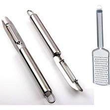 Vera Concept Store 5dm-Soyacak ve Rende 2li Set Paslanmaz Çelik Inox