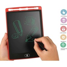 Vera Concept Store Tablet LCD 8.5inç Dijital Kalemli Çizim Yazı Tahtası Grafik Not Yazma Eğitim-Kırmızı Kırmızı