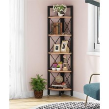 Vera Concept Store 5 Raflı Köşe Raf/duvar Rafı 2054