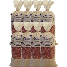 Vera Concept Store Himalaya Tuzu Yemeklik Iri Pembe 8 Kg. Bez Torba 8 Adet