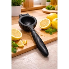 Vera Concept Store Senz Limon Narenciye Sıkacağı, Siyah, Lüks Döküm, Pratik ve Dayanıklı Gövde
