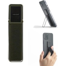 Vera Concept Store Üniversal Telefon Arkası El Parmak Tutucu Metal Mıknatıslı Standlı Cep Telefonu Tutacağı - AL4938 (Koyu Yeşil)