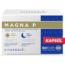 Vera Concept Store Magna P Magnezyum Complex - Malat Sitrat Glisinat Taurat ve B6 ile Gece Gündüz Kapsül Magnezyum Takviyesi