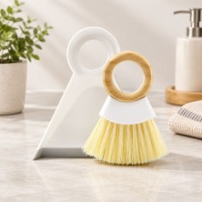 Royaleks Ahşap Saplı Faraşlı Temizlik El Fırçası
