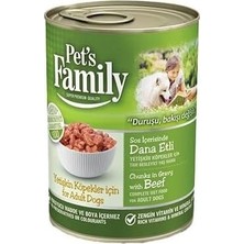 Vera Concept Store Konserve Köpek Maması, 400 gr x 12 Kutu (Dana Etli - Yetişkin)