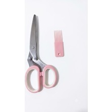 Vera Concept Store Ivory Paslanmaz Çelik Çok Amaçlı Mutfak Makası (Pembe, IVO-9939) | Tavuk ve Balık Kesici, Sebze ve Kemik Kesici, Paket Açıcı, Model: MKS-5626