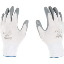 Vera Concept Store Strong5 PN72 Polyester Örme Nitril Eldiven No 9 Çift, Gri