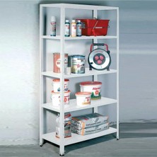 Vera Concept Store Regalux Metal 5 Katlı Raf 188X100X45CM