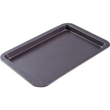 Vera Concept Store 48X32 cm Büyük Boy Dikdörtgen Teflon Fırın Tepsisi, Dayanıklı ve Pratik Kullanım
