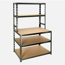 Vera Concept Store 5 Katlı Metal Raf 100X60X180 cm