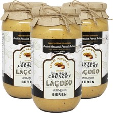 Vera Concept Store Laçoko 3 kg Isme Özel Şekersiz, Katkısız, Glutensiz, Vegan, Doğal Çifte Kavrulmuş Parçacıklı Extra Crunchy Fıstık Ezmesi