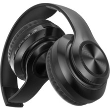 Vera Concept Store Yeni Nesil 5.0 Bluetooth Kulaklık Radyolu Aux Lu Kablosuz Kulaküstü Siyah Kulaklık Mikrofonlu