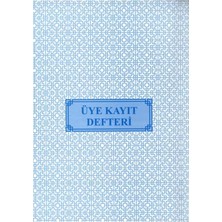 Vera Concept Store Üye Kayıt Defteri Numaralı 22X32 40 Yaprak Artlantis Üye Kayıt Defteri Karton Kapak 1 Adet