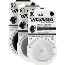 Vera Concept Store Vavana Spin Araba Klima Kokusu - Profesyonel Otomobil Kokusu / Bpa & Sıvı Içermez / 90 Gün Etkili / Araç Parfümü 3'lü Set (Mystıc & Angelıc & Neutral)