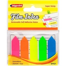 Vera Concept Store Yapışkanlı Film Index Ok 5 Renk 30'lu Paket
