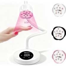 Vera Concept Store Jel Çiviler Için LED Lamba, Şarj Edilebilir Akülü Uv Tırnak Işığı Profesyonel LED Tırnak Lambası Güç Izleme Tırnak Kurutucu Üç Hızlı Zamanlama Modları