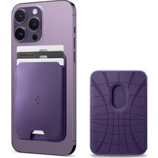 Vera Concept Store Spigen Magsafe Destekli Cüzdan Valentinus Mag Fit (3 Kartlık) Mor - AFA06268 (Spigen Tr Garantili)