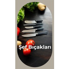 Vera Concept Store Kitchenboost Lazoğlu Bıçak Seti - 5 Parça Şef Mutfak Bıçak Seti Takımı