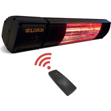 Vera Concept Store Aqua GSA20P 2000W Kumandalı 5 Kademe Isı Ayarlı IP55 Su Korumalı Dış Mekan Elektrikli Infrared Isıtıcı