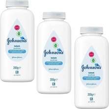 Vera Concept Store Johnsons Baby Bebek Pudrası 200 gr 3 Adet