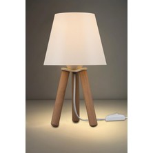 Vera Concept Store Ag Lightdesign Krem Abajur Yatak Odası Salon Koridor Masa Lambası Agnm5