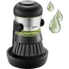 Vera Concept Store Gefu Swift Bulaşık Deterjanı Fırçası, Entegre Dağıtıcılı ve Damlama Standlı, Sağlam Naylon Kıllar, 50 ml Kap, Ergonomik Şekilli