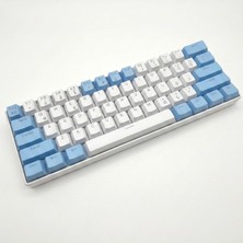 Vera Concept Store Türkçe Mekanik Klavye 61 Tuş%60 Blue Switch Rgb Aydınlatmalı Kompakt Gaming Klavye | Fn Kombinasyonlu Ok Tuşları Çoklu Işık Modu Dayanıklı Mekanik Tuş