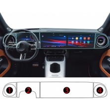 Vera Concept Store Mercedes Glb Uyumlu Dijital Gösterge ve Navigasyon 9h Nano Ekran Koruyucu 4'lü Set 2026-2027