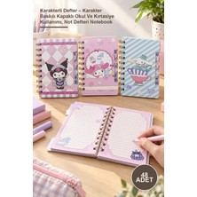 Yenilig 48 Adet Karakterli Defter – Karakter Baskılı Kapaklı Okul ve Kırtasiye Kullanımı, Not Defteri Notebook