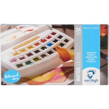 Vera Concept Store Royal Talens 20808623 Van Gogh Suluboya Boyası, 24'lü Paket, Botanik Renkler
