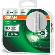 Vera Concept Store Osram D3S 10 Yıl Garantili Xenarc Ultra Life Hıd Xenon 66340ULT-HCB (2 Adet)