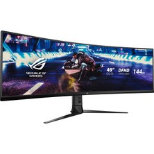 Vera Concept Store Rog Strix XG49VQ 49INÇ Kavisli Oyun Monitörü, Curved Gaming Monitor Va, Aura, Rgb, Freesync 2 Hdr, Dfhd, 3840X1080 Piksel, 1 Ms, 144 Hz, Dp, Hdmı, USB