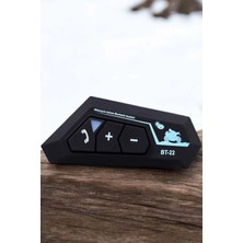 Dolozena Bluetooth Kulaklık BT22 Motosiklet Kask Kulaklığı 5.0 Uyumlu