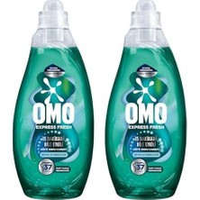 Vera Concept Store Omo Express Fresh Kötü Koku Karşıtı Beyaz ve Renkliler Sıvı Çamaşır Deterjanı, 1480 ml 2li Paket