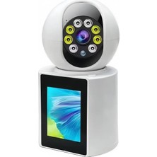 Vera Concept Store Divex Cm-16 5mp Hd Ekranlı Çift Yönlü Görüntülü Görüşme Özellikli Bebek ve Güvenlik Kamerası, Beyaz