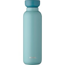 Vera Concept Store Elipse Termos Şişe, Çift Duvarlı Termos Su Şişesi, Yolculuk Için Termos Şişe, 12 Saat Sıcak ve 24 Saat Soğuk - Paslanmaz Çelik - 500 ml - Nordic Green