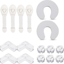 Vera Concept Store Kahverengi Pvc Kapı Pencere Emniyet Kilidi,çocuk Emniyet Kilidi,pimapen Bebek Kilidi 2 Adet (2likahvepvc)