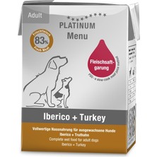 Vera Concept Store Menü Iberico Domuz Etli ve Hindili Yetişkin Köpek Yaş Maması 12 x 185 G