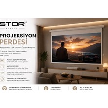 Vera Concept Store Stor Konsept Projeksiyon Perdesi Beyaz