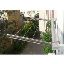 Vera Concept Store Küpeşte Alümi̇nyum Balkon Çamaşırlık Kurutmalık (80 * 30)