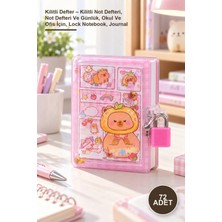 Yenilig 72 Adet Kilitli Defter – Kilitli Not Defteri, Not Defteri ve Günlük, Okul ve Ofis Için, Lock Notebook, Journal