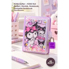 Yenilig 48 Adet Kilitli Defter – Kilitli Not Defteri, Günlük, Notebook, Lockable Notebook