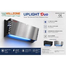 Vera Concept Store Killzone Uplight Duo Duvara Monte Sinek Tutucu Efk Cihazı - Paslanmaz Çelik