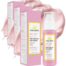 Vera Concept Store Spf 50+ Pembe Ton Eşitleyici Güneş Kremi 50 ml (3 Paketi)