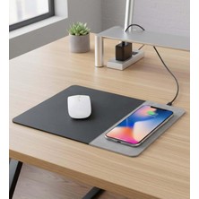Vera Concept Store Wireless Şarj Mouse Pad, Gri