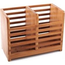 Vera Concept Store Bambu Ikili Kaşıklık Bölmeli Kaşıklık