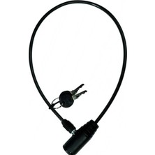 Vera Concept Store Anahtarlı Bisiklet Motor Kask Kilidi 65 cm 1 Adet Çelik Halatlı Dayanıklı Kilit 1410