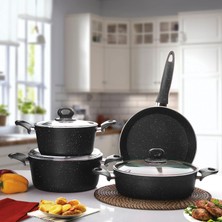Vera Concept Store Granit Tencere Tava 7 Parça Set