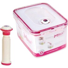 Vera Concept Store Moonstar Vakumlu Saklama Kabı Sıfır Havasız Ortam 1.9 LITRE+POMPA-MVAC183