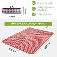 Vera Concept Store Plaj Örtüsü, Plaj Matı, Kamp Matı, Piknik Örtüsü, Su Geçirmez, Kum Tutmaz